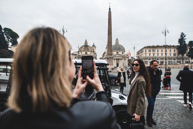 ROME: Golf-Cart Private Tour - Stop 3: Trevi Fountain—Coin Tradition Plus A Short Walk Tradeoff