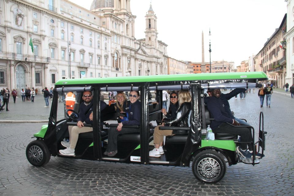 Rome: Golf Cart Tour with Artisanal Gelato Tasting - Key Highlights Worth Planning For