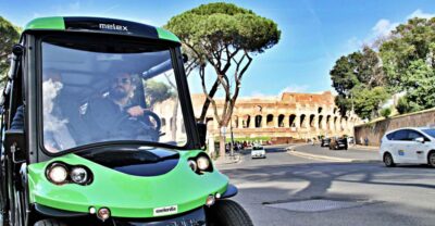 Rome: Golf Cart Tour with Artisanal Gelato Tasting - Where You Meet: Via del Fagutale, Near Metro Colosseo