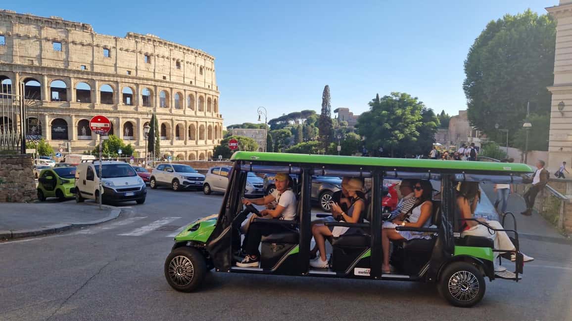 Rome: Golf Cart Tour with Artisanal Gelato Tasting - Theatre of Marcellus: Pass-By Views That Still Matter