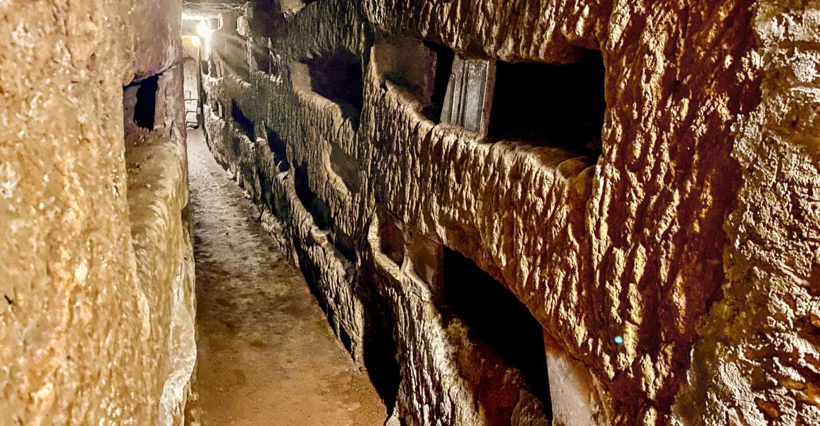 Rome: Guided Roman Catacombs Tour with Transfers - San Domitilla Catacombs: What 16 Meters Underground Feels Like