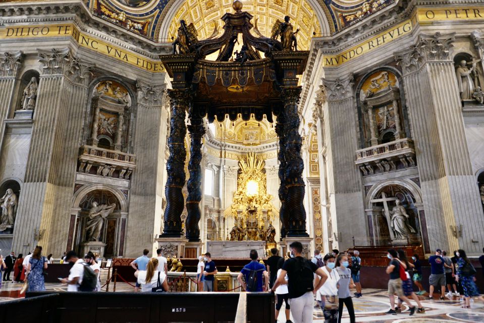 Rome: Guided Tour of St. Peter's Basilica, Grottoes & Square - Timing Reality: Security, Lines, and the 1-Hour Pace