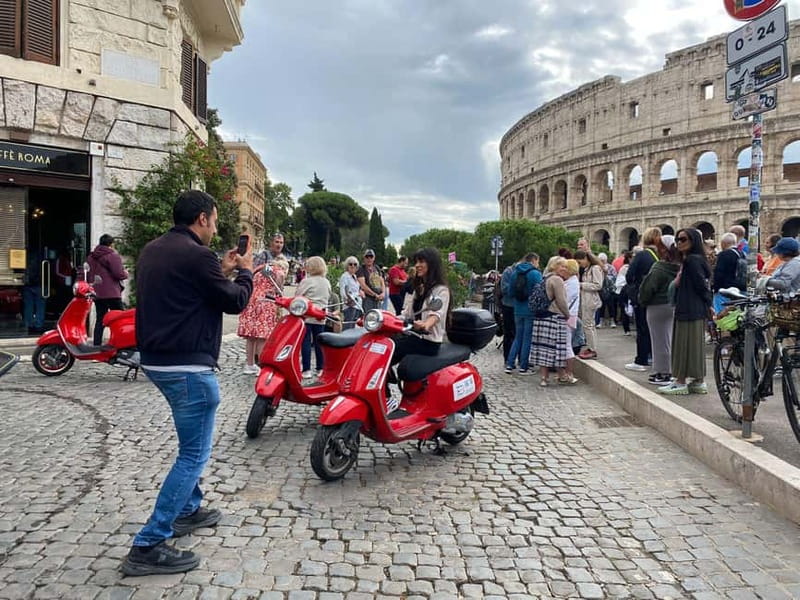 Rome: Guided Vespa Tour with Self-Drive or as a Passenger - Your Guide and the Monti Start Near the Colosseum