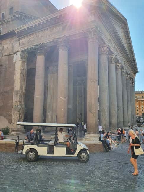 Rome: Highlights Golf Cart Tour with Pizza Snack & Gelato - Where the Tour Starts (And Why That Location Helps)