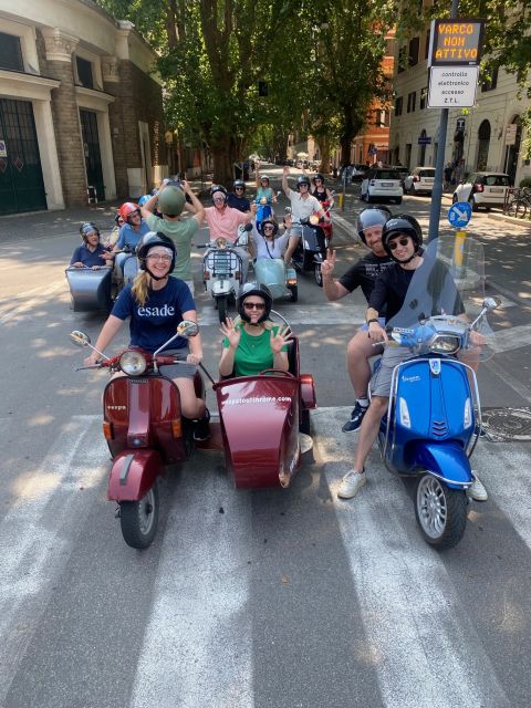 Rome: Highlights Vespa Sidecar Tour with Coffee and Gelato - Colosseum Photo Stop: Seeing Rome’s Icon from the Best Angle