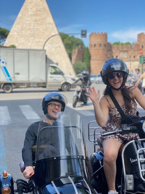 Rome: Highlights Vespa Sidecar Tour with Coffee and Gelato - Baths of Caracalla: The Stop That Feels Like a Side Quest