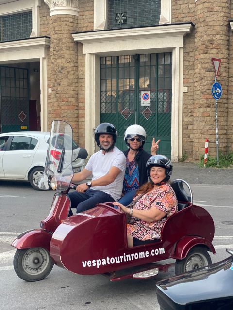 Rome: Highlights Vespa Sidecar Tour with Coffee and Gelato - Pyramid of Cestius: Rome’s Weird Little Curveball