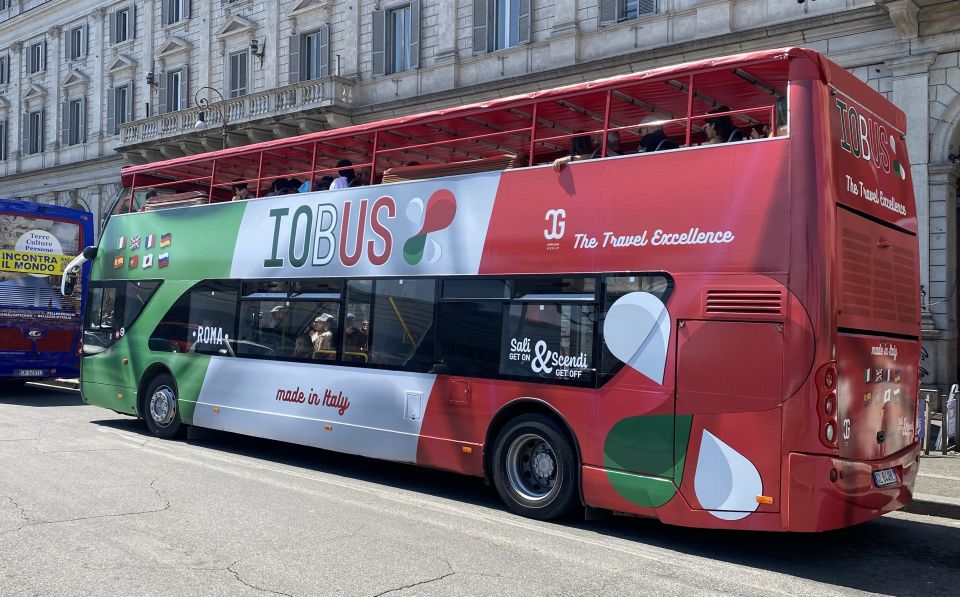 Rome: Hop-On Hop-Off Open-Top Bus City Tour - Audio guide on your phone: 8 languages + kids’ track