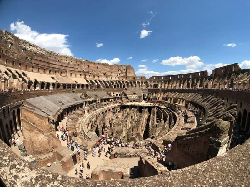 Rome: Mamertine Prison, Colosseum Experience, & Audio Guide - Entering the Colosseum Archaeological Park with smartphone tickets