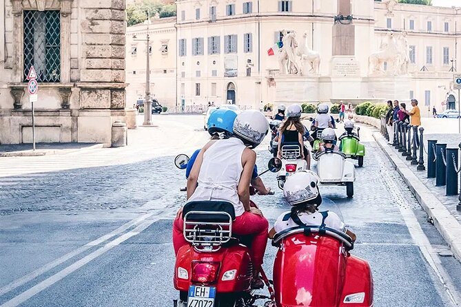 Rome Morning Vespa Sidecar Tour in Rome with Cappuccino - Cruising Past the Jewish Ghetto and Old Neighborhood Alleys