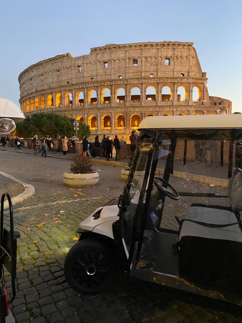Rome: Night Tour by Golf Cart with Italian Dinner and Gelato - Key points worth knowing