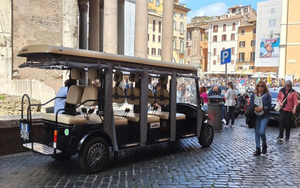 Rome: Night Tour of the City by Golf Cart (Private option) - Spanish Steps and Pincio Terrace: the big viewpoint payoff