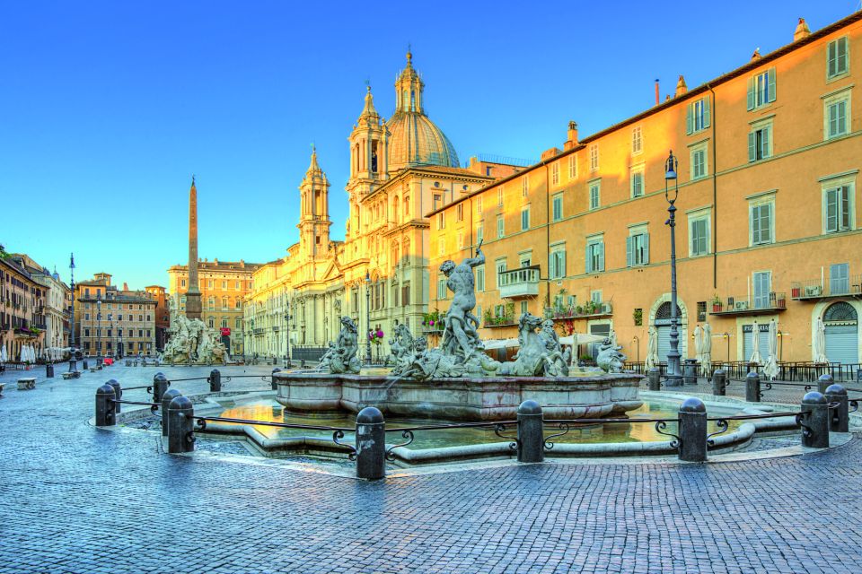 Rome: Pantheon, Trevi Fountain & Roman Squares Guided Tour - Piazza Navona: Bernini’s Four Rivers and a square that still works