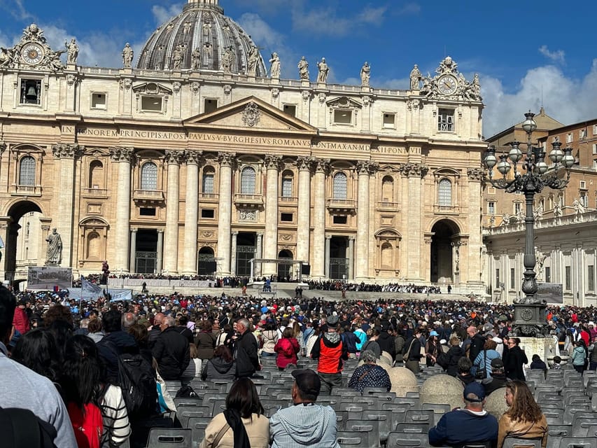 Rome: Papal Audience Tour With Reserved Access - After the Audience: Mass inside St. Peter’s Basilica and square time