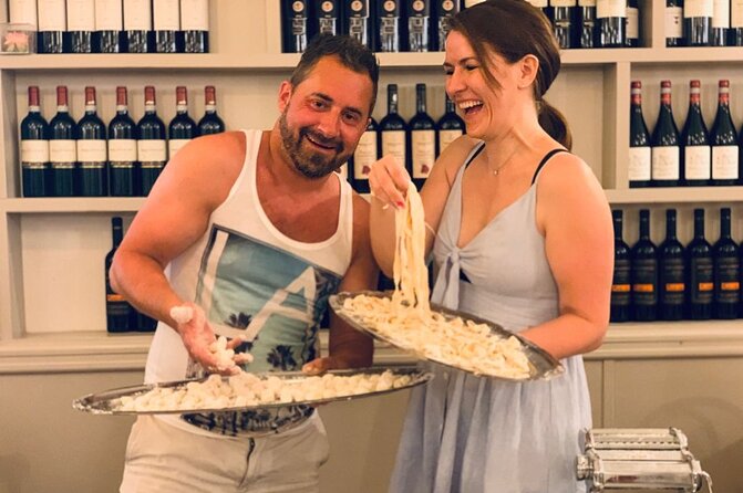 Rome Pasta & Tiramisu Making Class with Fine Wine - Group vibe and teaching style: meeting people without forcing it