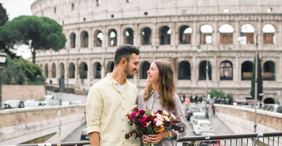 Rome: Personalized Photoshoot outside the Colosseum - Posing help that makes couples, families, and solo travelers look at ease