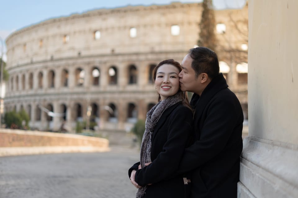 Rome: Personalized Photoshoot outside the Colosseum - Stop Two: Via dei Fori Imperiali and Forum-side atmosphere