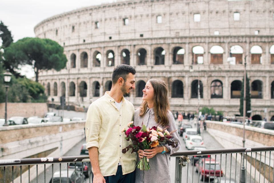 Rome: Personalized Photoshoot outside the Colosseum - Your session flow: Caffè Roma meeting point to a 45-minute Colosseum stop