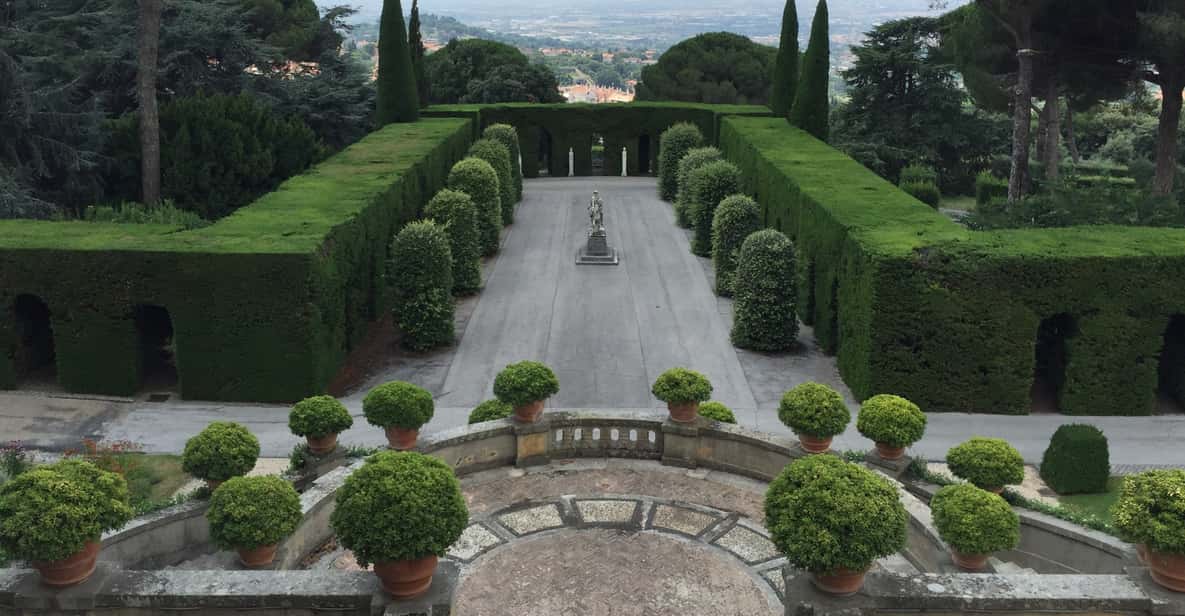 Rome: Pontifical Villa Gardens at Castel Gandolfo Minibus - Lake Albano and the Domitian remnants: why the setting feels different