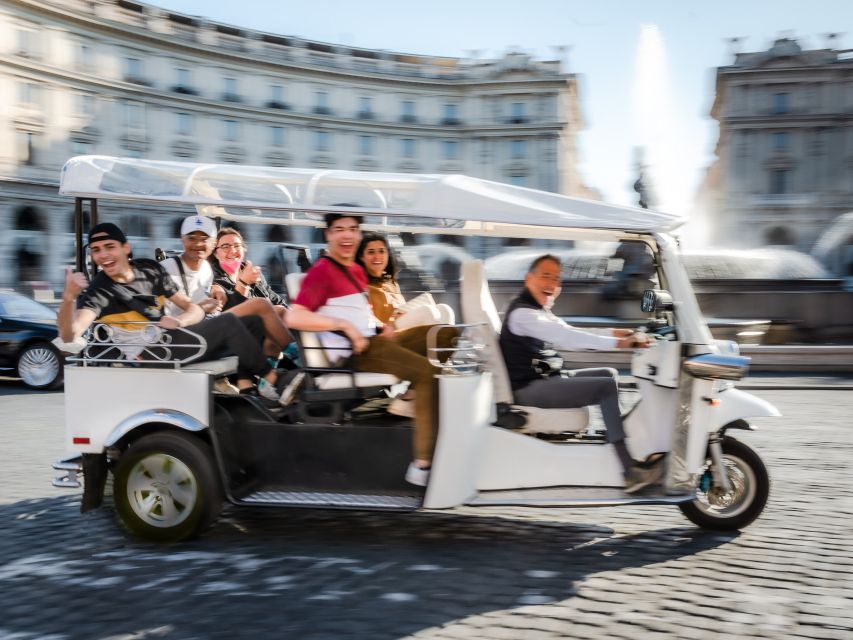 Rome: Private City Tour by Electric Tuk Tuk - Trevi Fountain, Piazza Moments, and Terrace Panoramas That Change How You See Rome