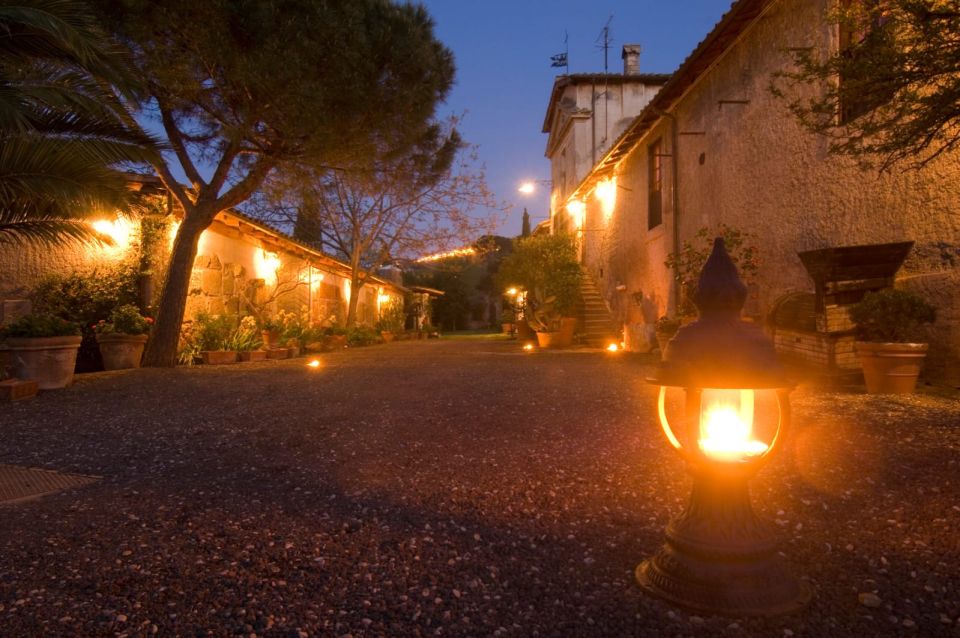Rome: Private Countryside Wine Tasting Tour - At the Vineyard: 17th-Century Buildings and 3rd-Century Caverns