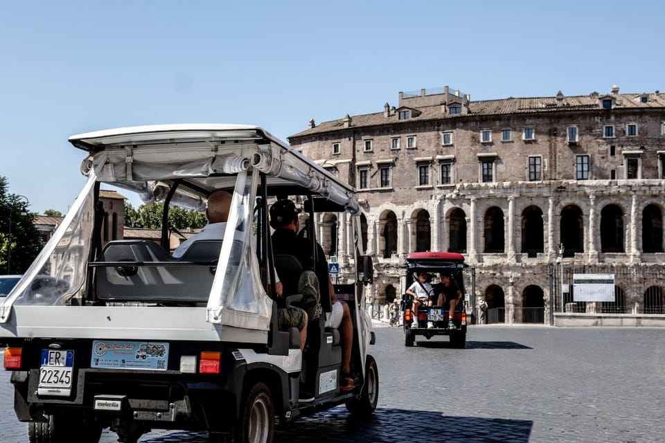 Rome: Private Customizable 3-Hour Golf Cart City Tour - Comfort items that quietly make a big difference