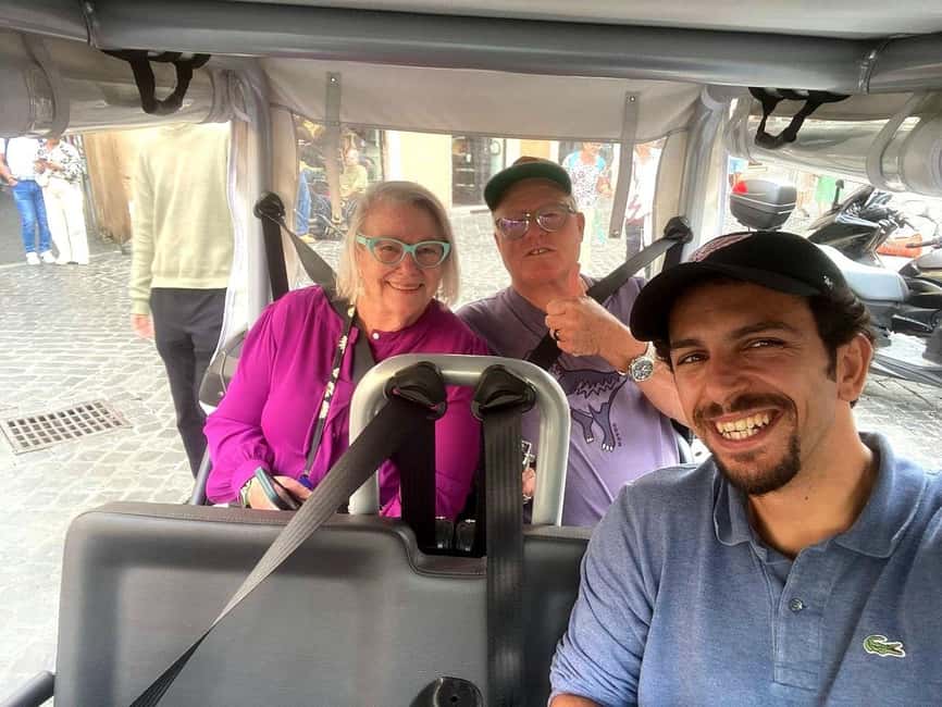 Rome: Private Golf Cart tour with a Local Guide - Electric Golf Cart in Rome: Why It’s Such Good Value
