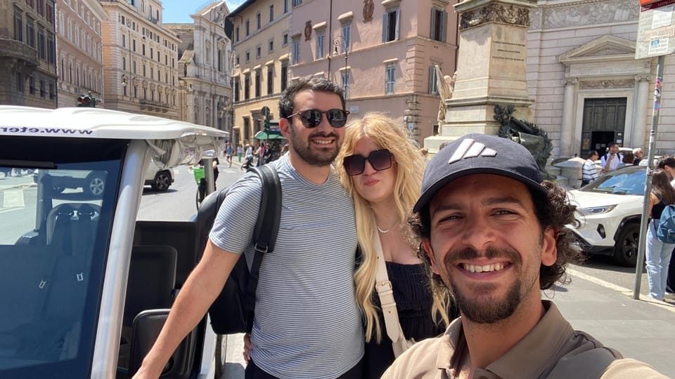 Rome: Private Golf Cart Tour with Artisanal Gelato - Trevi Fountain: The Classic Moment, Timed for Photos and Movement
