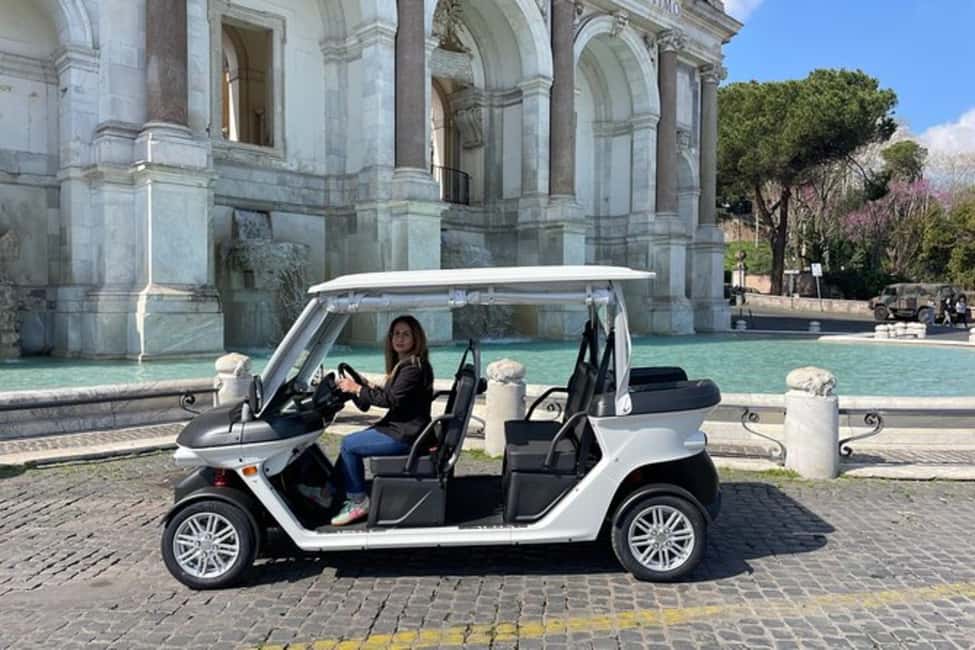 Rome: Private Golf Cart Tour with Artisanal Gelato Tasting - Circus Maximus: Rome at a scale most people don’t notice