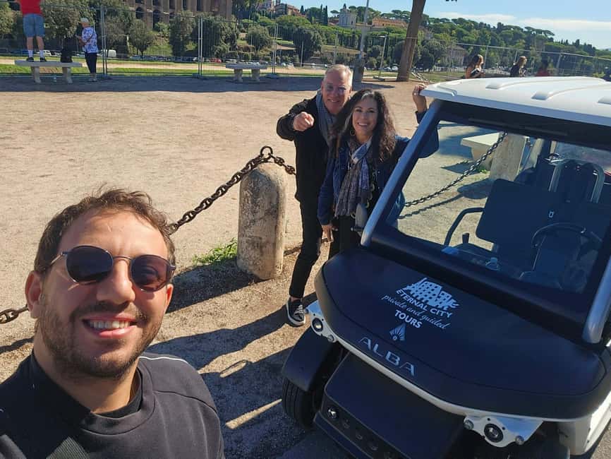 Rome: Private Golf Cart Tour with Artisanal Gelato - Hotel Pickup, Custom Route, and Meeting Your Driver-Guide