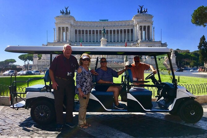 Rome: Private/Group 4 Hours Golf Cart SightseeingTour - Trevi Fountain for 30 Minutes: Time to Do It Right