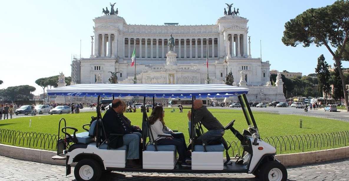 Rome: Private Guided City Highlights Tour by Golf Cart - Key things you’ll enjoy most