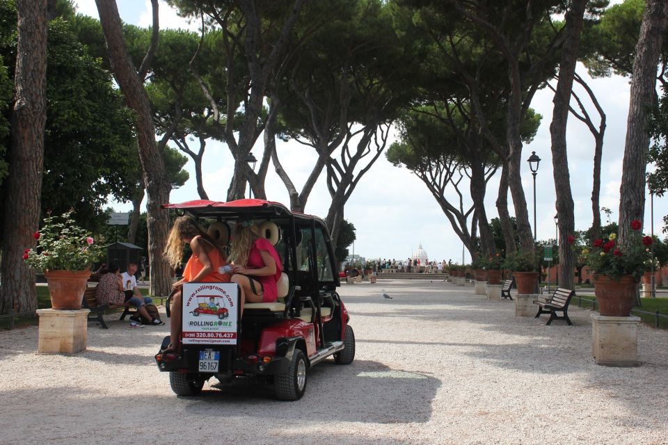 Rome: Private Guided City Highlights Tour by Golf Cart - Aventine Hill and the Knights of Malta: oranges, roses, and a different legend