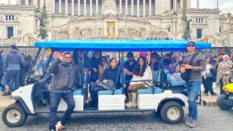 Rome: Private Guided Golf Cart Tour with Gelato or Wine - Gelato (Since 1947) or Wine + Snack: The Best Break in the Middle