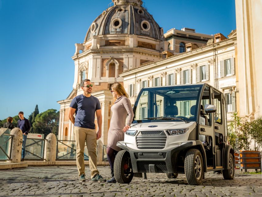 Rome: Private Highlights Tour by Golf Cart - Colosseum area, Forum views, Vittoriano, and Circus Maximus