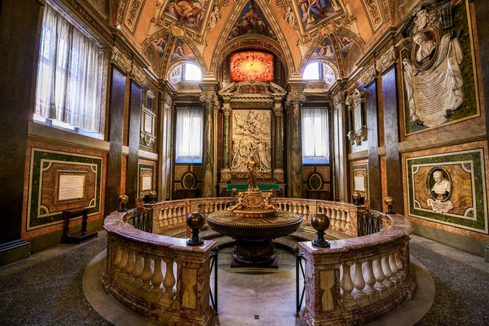 Rome: Santa Maria Maggiore and Panoramic Dome Guided Tour - Scala del Bernini and the historic Liberian Museum stops