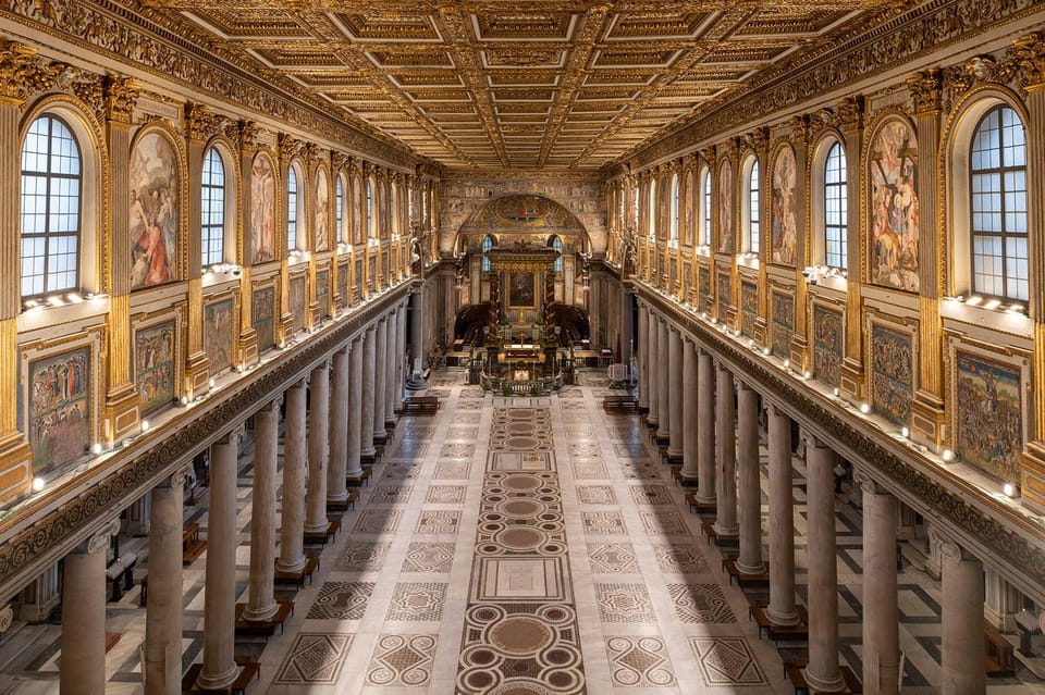 Rome: Santa Maria Maggiore Upper Areas Skip-the-Line Ticket - The Sunday issue: Holy Mass changes access timing