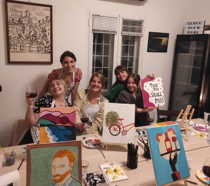 Rome: Small-Group Art Class with Wine - Painting Rome: the mini lesson and your one-of-a-kind canvas