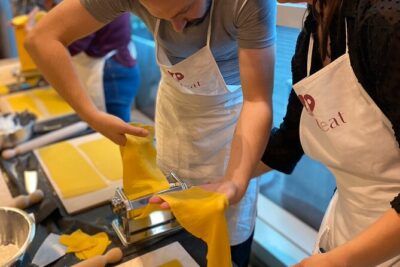Rome Small Group Pasta Making Class with Wine and Italian Chef - The Hands-On Part: Fresh Fettuccine from Scratch, Tool Included