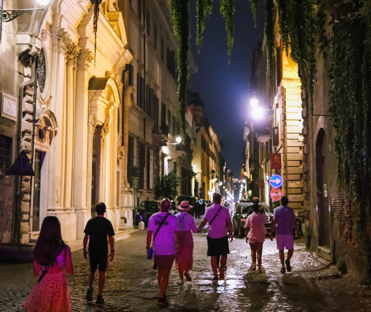 Rome: Small Group Rome's Dark Side - Ghosts & Legends Tour - A Short Bar Break: Real-Life Timing Help