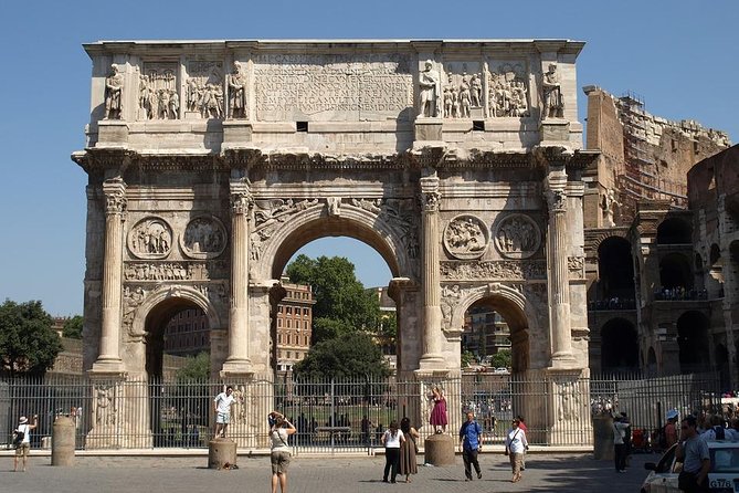 Rome Small-Group Shared Tour from Civitavecchia: 8 People Max - Arch of Constantine Area: Roman Power Without a Ticket