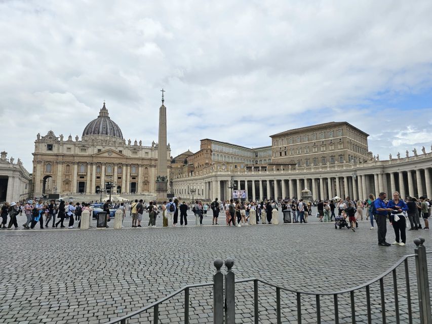 Rome: St. Peter's Basilica and Papal Tombs Guided Tour - St. Peter’s Square: Bernini’s stage set and the Obelisk story