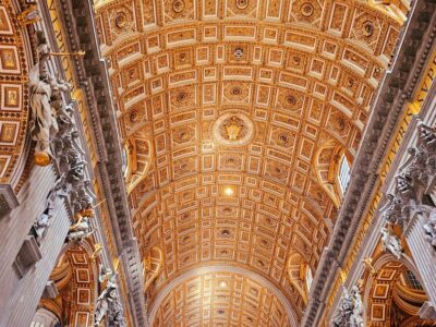 Rome: St. Peter's Basilica, Dome, and Vatican Grottoes Tour - Entering St. Peter’s Basilica: marble, gold ceilings, and the big-scale shock