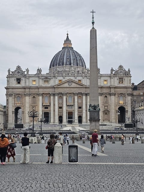 Rome: St Peter's Basilica & Papal Tombs Tour with Dome Climb - St. Peter’s Square: Bernini’s Layout and the “Two Special Spots”