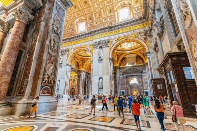 Rome: St. Peter's Basilica, Square and Grottoes Guided Tour - Meeting at Mondo Cattolico and the reality of Vatican security