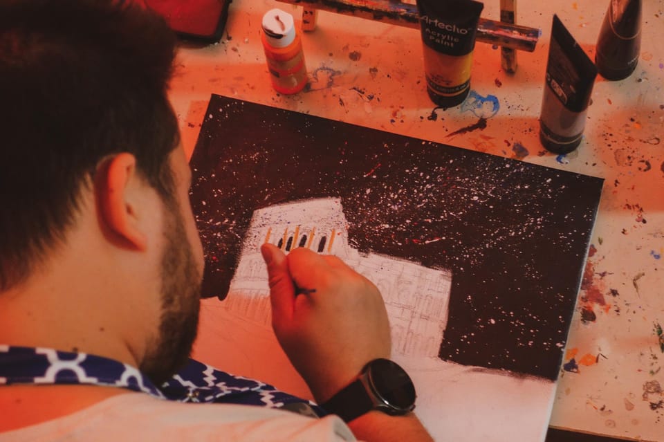 Rome: Tipsy Painting Class with Fine Wine and Arts - Key Points at a Glance