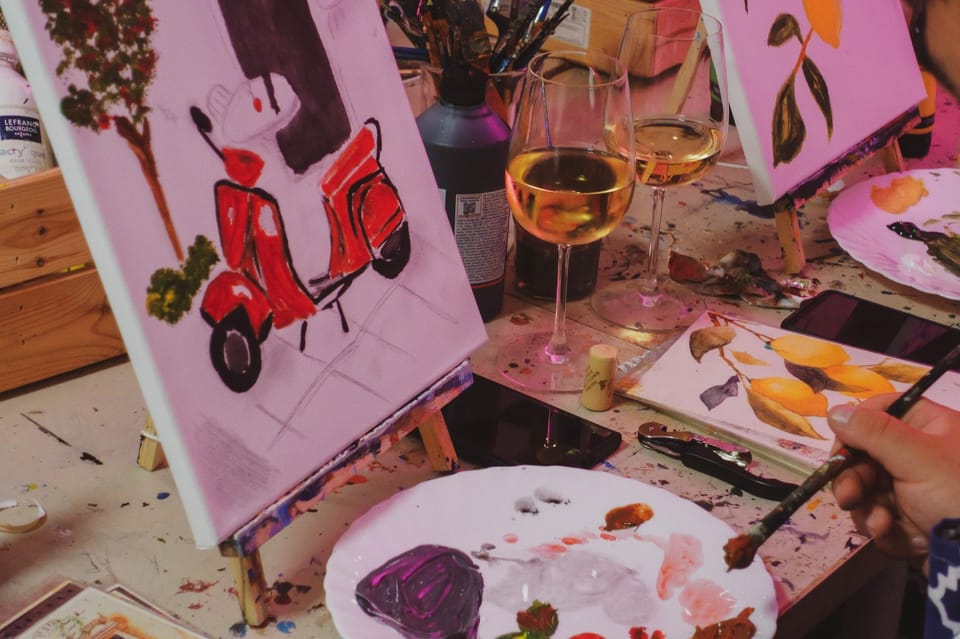 Rome: Tipsy Painting Class with Fine Wine and Arts - Price and Value: Is $70 Worth It?