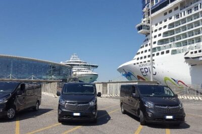 Rome to Civitavecchia Cruise Port Transfer - In the van: air-con comfort and luggage-friendly planning