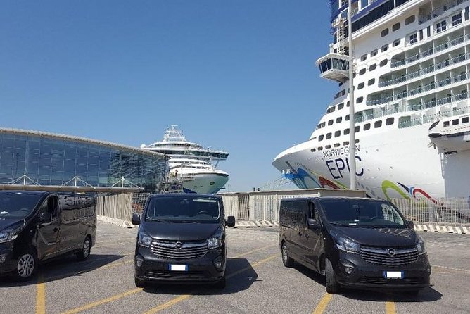 Rome to Civitavecchia Cruise Port Transfer - In the van: air-con comfort and luggage-friendly planning