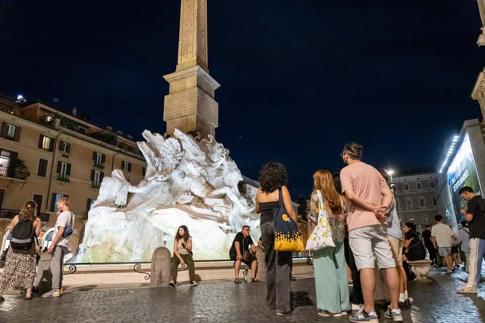 Rome: Under the Moonlight Evening Walking Tour - Pace, comfort, and the practical walking reality